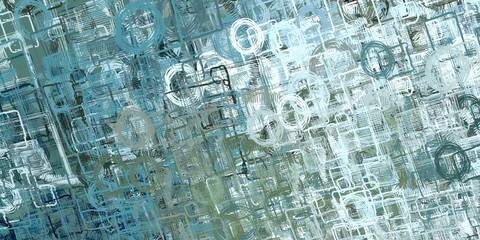 Modern art abstraction. Hand made painting.