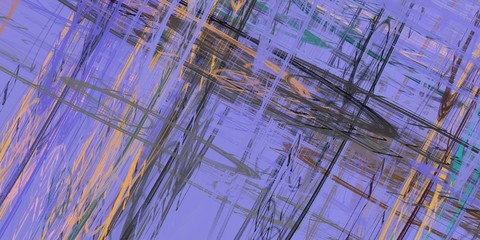 Abstract modern art. 2d illustration.