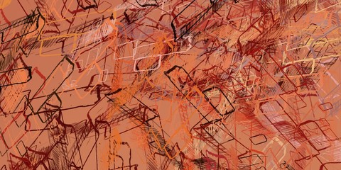 Fototapeta premium Abstract 2d illustration painting.
