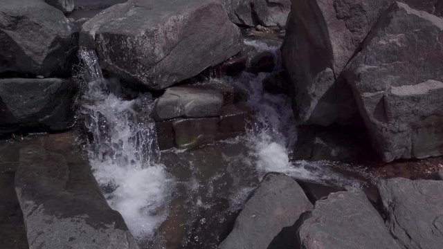 Stream of water in the wild.