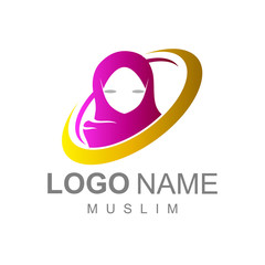 Muslim logo with simple and simple look, logo ready to use