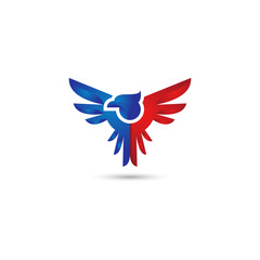 eagle wings vector logo.