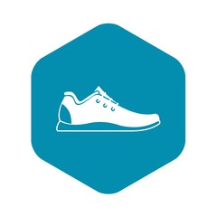 Athletic shoe icon in simple style on a white background vector illustration