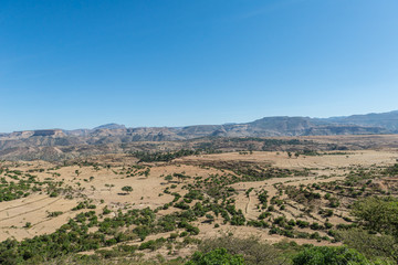 Fototapeta na wymiar エチオピア　荒野　ティグライ