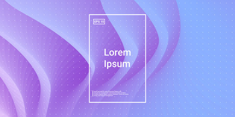 Creative layout flow shapes. Minimal Geometric gradient