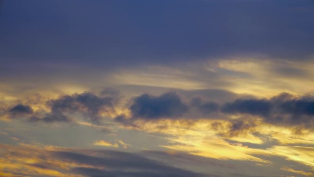 Red sunset sky clouds Timelapse background, Day night Dramatic sunset sky