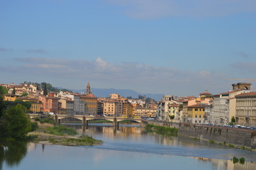 Fototapeta na wymiar panoramic view of florence italy
