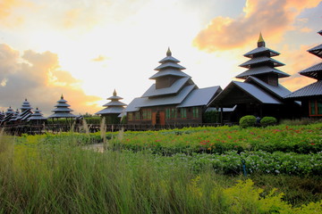 Homestay​ Balinese style on the sunset​, at Laem sing district ,Chanthaburi,Thailand ​, relax​ and happy holiday.