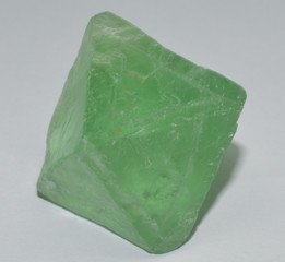 Fluorite gemstone crystal