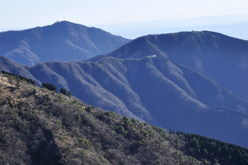大山と表尾根