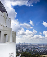 los angeles from observatory