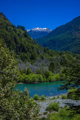 Fototapeta na wymiar Green Patagonia