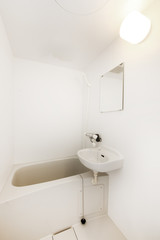 Fototapeta na wymiar ユニットバス　Integrated bath and toilet (unit bath)