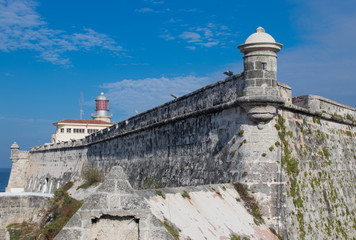 The old Spanish fort in Havana, Cuba