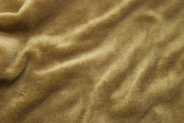 Brown towel sheets with copy-space.