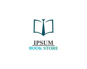 Book Store logo illustration template vector