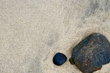 Fototapeta na wymiar Stone and beautiful of sand pattern 