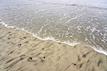 Stone and beautiful of sand pattern 