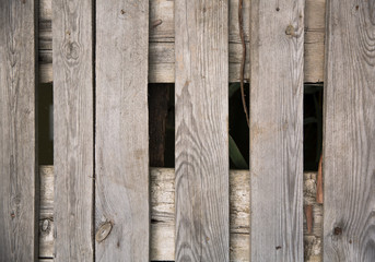 Old plank wood. Wooden fence. Wooden bridge