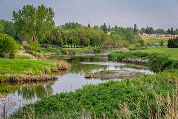 Bridge over Swift Current Creek on the Elmwood Golf Course