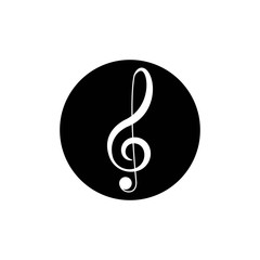 Fototapeta premium Music note Icon Vector