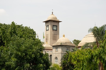 Bangalore, Karnataka India-June 04 2019 : BBMP building covered with trees Bengaluru, Karnataka