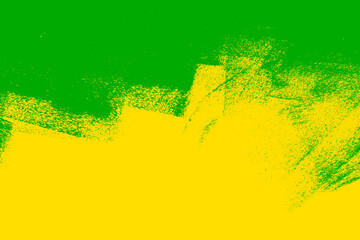 yellow green paint background texture with grunge brush strokes - 273423574