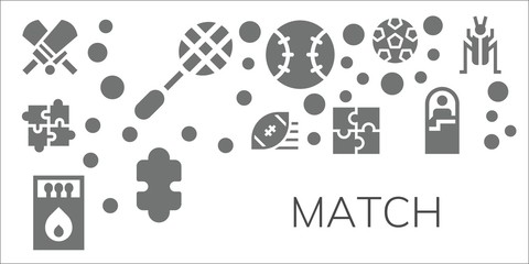 match icon set