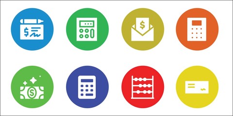 accounting icon set