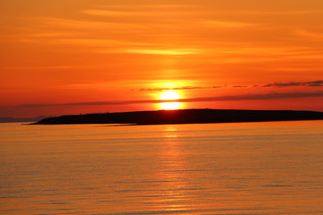 Tramonto Reykjavik