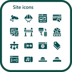 site icon set