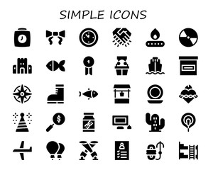 simple icon set
