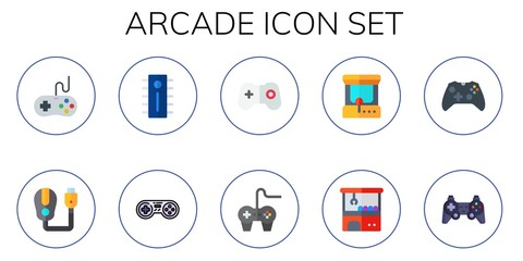 arcade icon set