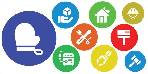 construction icon set