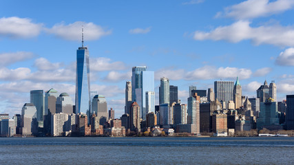 Fototapeta premium Manhattan skyline (january 2018)