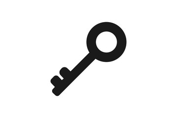 Key Vector icon simple element illustration can be used for mobile and web