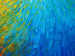 hand draw colorful oil paint abstract background and texture.