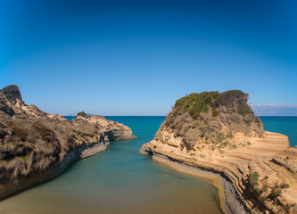 Fototapeta premium Picturesque bay of Greek island Corfu