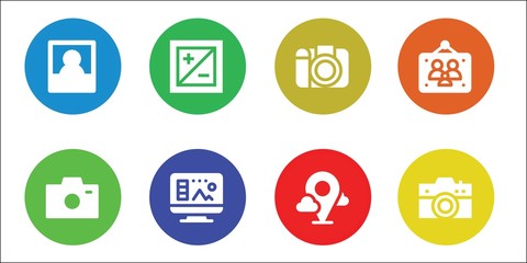 photo icon set