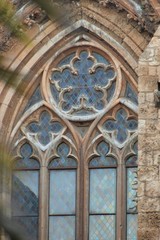 Fototapeta na wymiar Window in St. Nicholas Catedral