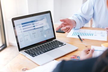 Business People Meeting Design Ideas professional investor working new start up project. Concept....