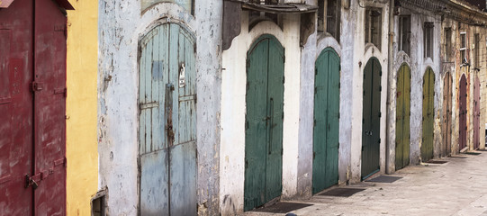 Colorful doors in Malta.