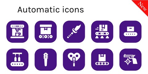 automatic icon set