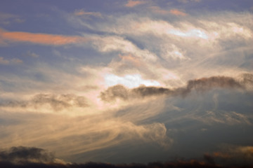 Fototapeta na wymiar Nature cloud landscape with beautiful natural coler scenery