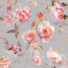 Fototapety  pinkrose pattern