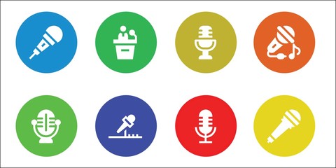 audience icon set