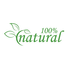 Fototapeta premium Natural Organic food, farm fresh and product stickers and badges collection