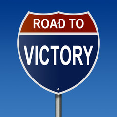 Road to Victory Highway Sign