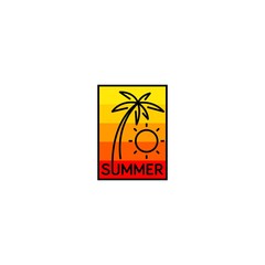 Summer holiday.Vector logo icon template
