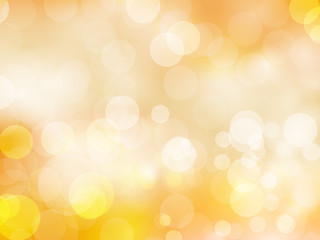 Obraz premium オレンジ色の玉ボケ背景 ベクター画像